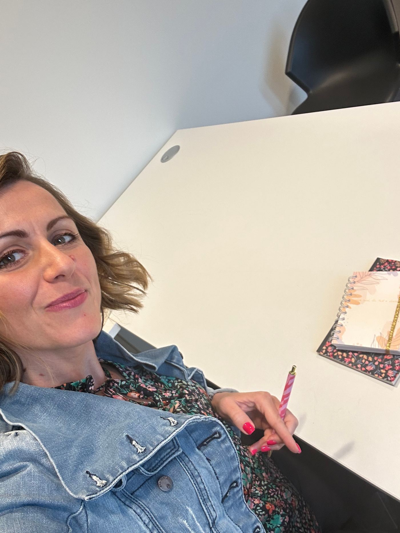 Delphine Lafforgue en réunion